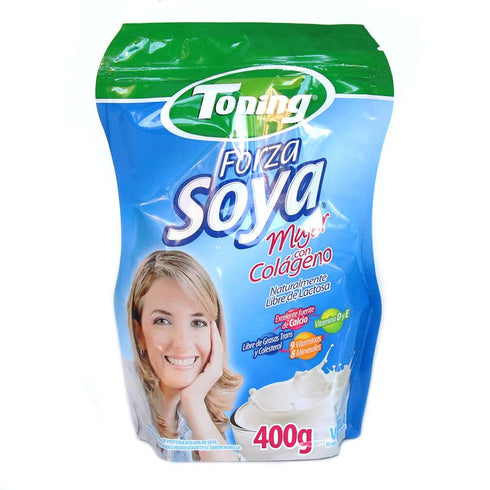 alimento de soya toning 400g mujer